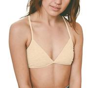 Haut sans bretelles pour femme, sans fil, légèrement doublé, bralette, soutien-gorge de beauté, beige, L