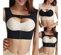 Haut Sculptant Femme Bras Minceur Manche Longue Gaine post opératoire compression Correcteur de Posture Top Body shapersoutien gorge sans armature grand maintien
