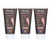 Haut Segala Argaïa Masque visage Argile Rose Masque(S) Pour Le Visage 3x100 ml