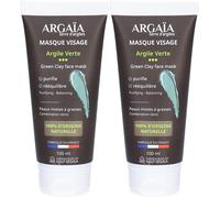 Haut Segala Argaïa Masque visage Argile Verte Masque(S) Pour Le Visage 2x100 ml