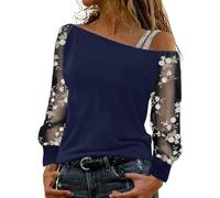 Haut Sequins Femme,Chemisiers De FêTe pour Femmes Tenue De RéVeillon du Nouvel an éLéGante Et Sexy Haut à Paillettes Moderne Et DéContracté Chemise à Paillettes Hauts