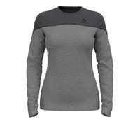 T-shirt Odlo BL TOP à col rond manches longues gris intense femme - XS