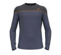 Haut technique ODLO BL TOP crew neck l/s REVELSTOKE PW 150 (folkstone gray - india ink melange) Homme XL