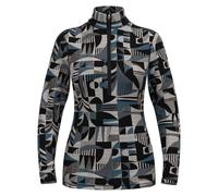 ODLO Bl Top Turtle Neck L/s Half Zip Heritage W - Femme - Noir - taille L- modèle 2025