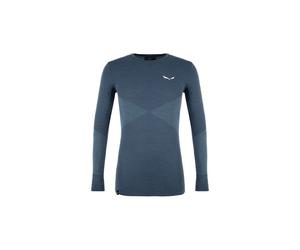 Haut technique Salewa Zebru Responsive L/s Tee (dark denim) homme S (46 IT)