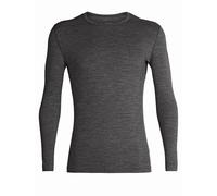 Icebreaker Sous-vêtement mérinos Merino 200 Oasis LS Crewe manches longues Homme Gris XXL