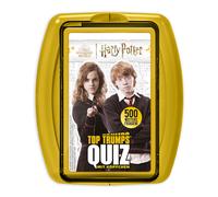 Winning Moves - Top Trumps Quiz - Harry Potter Poudlard - Article de Fan Harry Potter - Âge 6 Ans - Allemand, Jaune