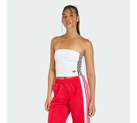 ADIDAS ORIGINALS Haut '3 STRIPES TUBE' noir / blanc, Taille 4XS