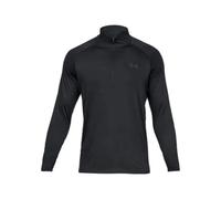 Under Armour Haut Tech 2.0 Half-Zip Hommes, Manches longues, Noir/Gris foncé, XL