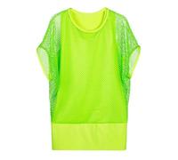 HAUT VERT FLUO DOUBLURE RÉSILLE FEMME M/L