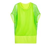 Haut Vert Fluo Doublure Résille Femme Vert, Anis, Menthe, Eau