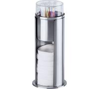 Haut WENKO Inox Distributeur de Disques de Cotton Et Ohrenstäbchenhalter