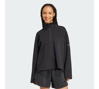 Adidas All Szn Soft Lux Half Zip Sweatshirt Noir S Femme