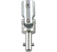 HAUTAU FL 190 8/16 Joint universel en acier galvanisé, 1 pièce | Accessoires ferrures pour ferrures de fenêtre, fenêtres coulissantes, ferrures de porte coulissante