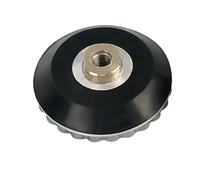Haute 5000RPM Aluminium Caoutchouc Verrouillage Backer Pad 10,2 cm 100 mm Pierres Gemmes Bords Polisseuse Adaptateurs Filetage Laiton Design Torsions & Changements rapides Pad Backer Pad