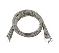 Haute capacité de charge Le câble en acier inoxydable 304 de 2 mm peut être utilisé for les séchoirs intérieurs et extérieurs et peut être associé à des attaches(0.5M)