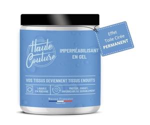 haute couture Gel Imperméabilisant Protecteur Tissu Définitif - 280ml | Effet tissu enduit - Transparent & Inodore - Lavable en Machine - Sans Acide & Solvant - Protection Durable Tâche & Humidité
