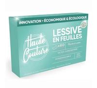 HAUTE COUTURE Lessive en feuilles - x60 lavages - Efficacité maximale en format pré-dosé - Transport facile - Ecologique - Facile d'utilisation