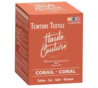 Haute Couture - Teinture Textile Corail - 350g Tout-en-un - Prêt à l'emploi pour Vêtements et Tissus