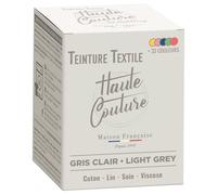 Haute Couture - Teinture Textile Gris Clair - 350g Tout-en-un - Prêt à l'emploi pour Vêtements et Tissus
