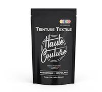 Haute Couture - Teinture Textile Noir Intense - 350g Tout-en-un - Prêt à l'emploi pour Vêtements et Tissus