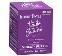 Haute Couture - Teinture Textile Violet - 350g Tout-en-un - Prêt à l'emploi pour Vêtements et Tissus