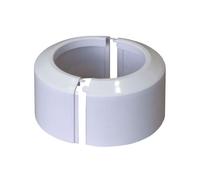 Haute division par deux pièce blanche WC rosette raccord de tuyau couvercle col 110mm