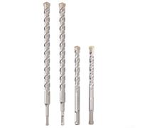 Haute efficacité pour foret SDS Plus, carbure massif pour matériaux durs comme le béton et la pierre, conçu pour une performance optimale (16 x 460 mm)