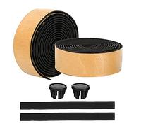 Haute Élastique EVA/Importé PU Route Vélo Bend Guidon Bande Dégradé Confortable Respirant Vélo Poignée Bar Wrap Cyclisme Accessoire (or noir)