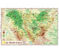 Haute loire 22,1 x 31,9 cm - 21 x 31 cm - Collectif - Georelief - Atlas / carte