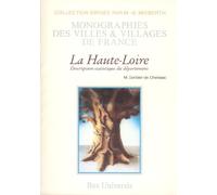 Haute-loire - description historique et statistique (departement de la)