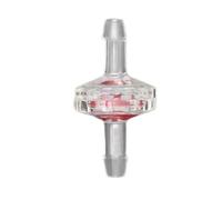 Haute performance Lot de 10/50/100 clapets anti-retour en plastique unidirectionnels de 3/4/5/7/10 mm, for pompe à air d'aquarium à diamètre égal, for gaz Accessoires DIY(100PCS,5mm Transparent)