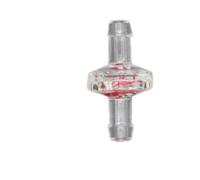 Haute performance Lot de 10/50/100 clapets anti-retour en plastique unidirectionnels de 3/4/5/7/10 mm, for pompe à air d'aquarium à diamètre égal, for gaz Accessoires DIY(50PCS,7mm Transparent)