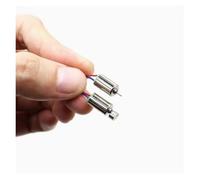Haute performance Lot de 10, 50 ou 100 mini moteurs vibrants sans noyau 610, 6 x 10 mm, DC 1,5 V, 3,7 V, 23000 tr/min Accessoires DIY(100PCS,Without eccentric wheel)