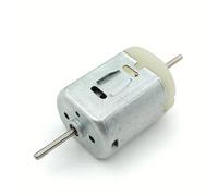 Haute performance Lot de 3, 5 ou 10 mini moteurs 280 à double arbre, 3 V, 3,7 V, 5 V, 15800 tr/min, haute vitesse, micro-balais de carbone, for loisirs créatifs Accessoires DIY(5PCS)