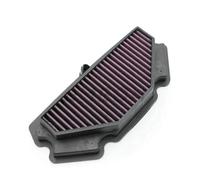 Haute perméabilité Convient pour Kawasaki ER-6N ER-6F EX650 NINJA 2012-2018 2017 2016 2015 2014 2013 Filtre à air de moto Style Air Structure interne métallique