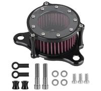 Haute perméabilité Kit de filtre d'admission d'air en alliage d'aluminium pour Harley XL883/1200 X48, plaque CNC pour filtre à air de moto