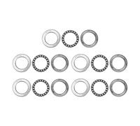 Haute précision pour des boîtes de vitesse à vitesse réduite de vérins verticaux de pompes Roulements à billes de poussée industriels 5Pcs Heavy Duty Steel Plan Axial Load Bearings (51108)