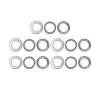 Haute précision pour des boîtes de vitesse à vitesse réduite de vérins verticaux de pompes Roulements à billes de poussée industriels 5Pcs Heavy Duty Steel Plan Axial Load Bearings (51109)