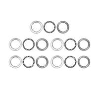 Haute précision pour des boîtes de vitesse à vitesse réduite de vérins verticaux de pompes Roulements à billes de poussée industriels 5Pcs Heavy Duty Steel Plan Axial Load Bearings (51110)