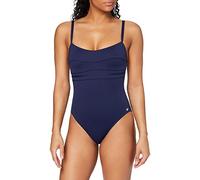 Haute pression A1001 - Maillot de bain une pièce - Uni - Femme - Bleu (Bleu Roy), 48 (Taille faricant: 48)