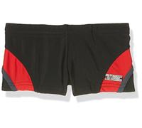 Haute pression B20 Short de bain Garçon Noir (Noir/Gris/Rouge) 12 ans (Taille fabricant: 12ANS)