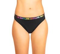 HAUTE PRESSION Capucine Culotte menstruelle Classique avec Galon coloré, Flux Abondant Taille 12 Ans sous-vêtement, Noir, Fille