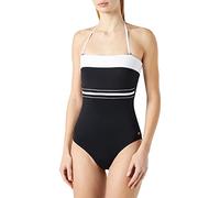 Haute pression D1006 Maillot de Bain Une pièce, Noir (Noir/Blanc), (Taille Fabricant: 36) Femme