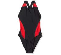 Haute pression Fille 999 Maillot de bain une pi ce, Noir/Gris/Rouge, 14 ans EU