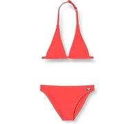 Haute Pression Fille Ensemble Deux Pièces Uni Bikini, Corail Fluo, 14 Ans EU