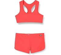 Haute Pression Fille Ensemble Deux Pièces Uni Bikini, Corail Fluo, 16 Ans EU