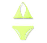 Haute Pression Fille Ensemble Deux Pièces Uni Bikini, Jaune Fluo, 14 Ans EU