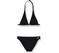 HAUTE PRESSION Fille Ensemble Deux Pièces Uni Bikini, Noir, 14 Ans EU