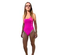 HAUTE PRESSION Fille Fluo Maillot De Bain Une Pièce, Rose Fluo, 14 Ans EU